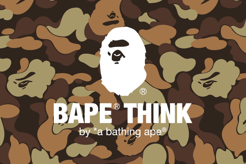 A BATHING APE(R)̃RZvgXgAuBAPE(R) THINKvhɃI[v