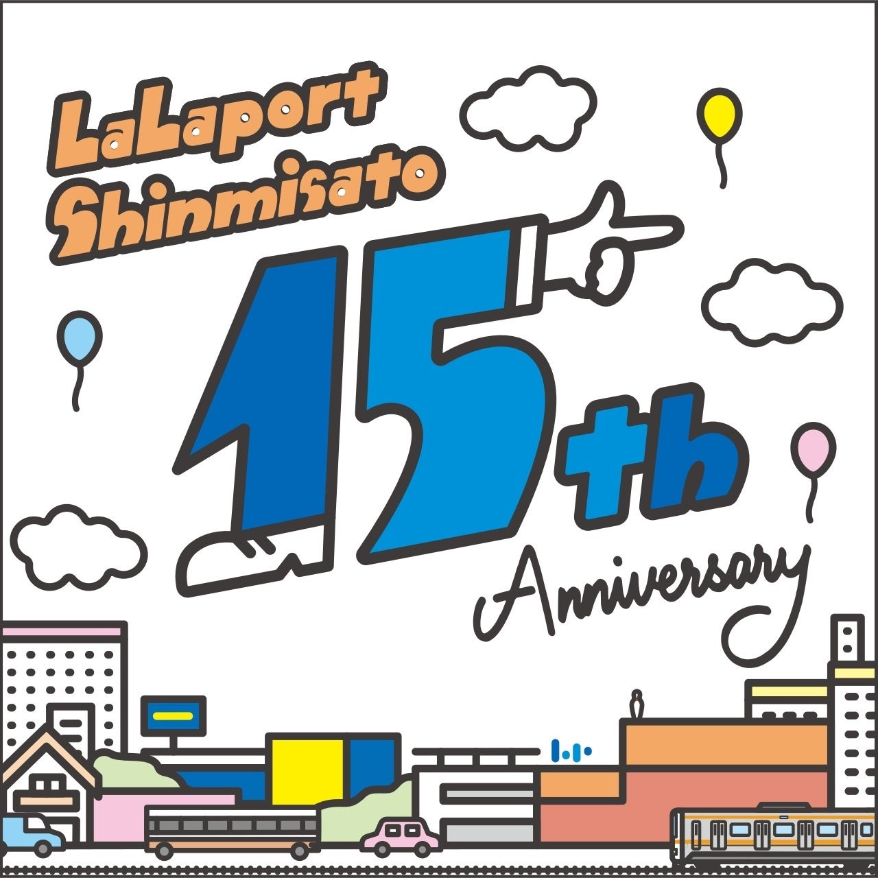 yOVbsOp[N ہ[ƐVO zwLaLaport Shinmisato15th Anniversary x