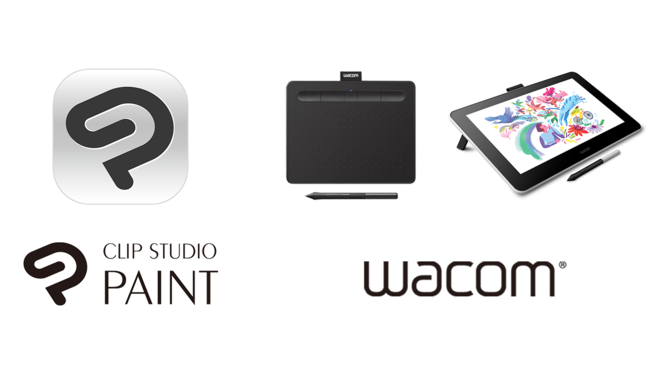 Wacom(R) Intuos(R)AWacom(R) OneɃohCLIP STUDIO PAINTWindows / macOS / Android / ChromebookΉCZX