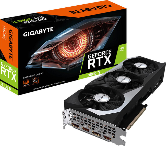 VRAMGDDR6X𓋍ڂAGIGABYTE GeForce RTX 3060 Ti  OtBbN{[h 