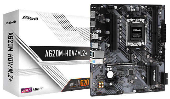 A620`bvMicroATX}U[{[hM.2 SSD4ڂłPCIe5.0݃{[h | ASRock