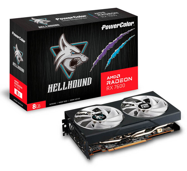 Radeon RX 7600AACXu[ɋP2At@ڃOtBbN{[huRX7600 8G-L/OCv | PowerColor