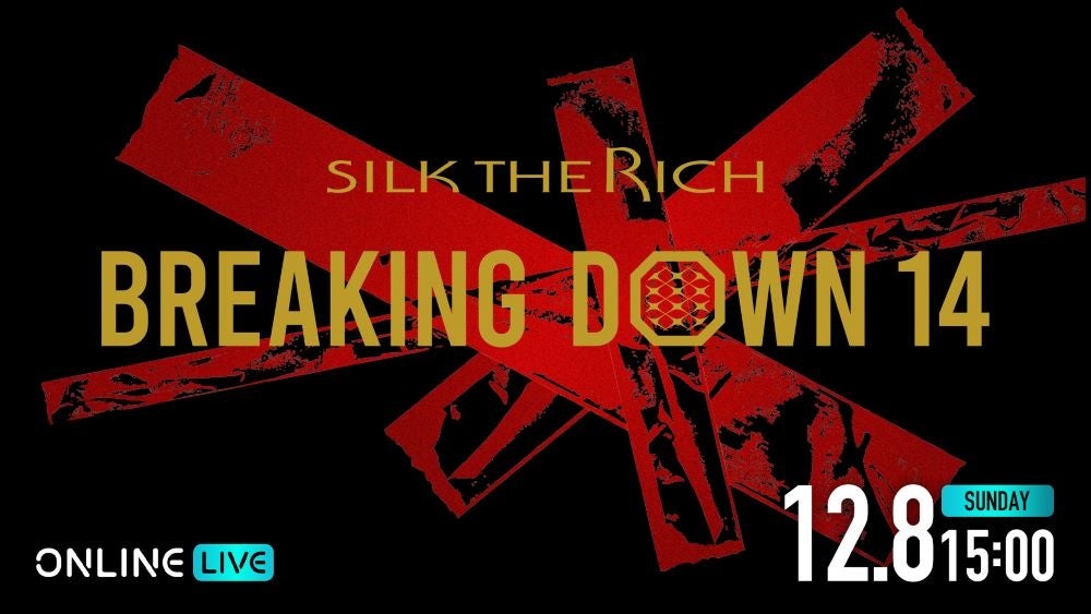 qvf[X1Ԃ̊iCxg2024N128ijJ wSILK THE RICH presents BreakingDown14xuABEMA PPVvɂđSp