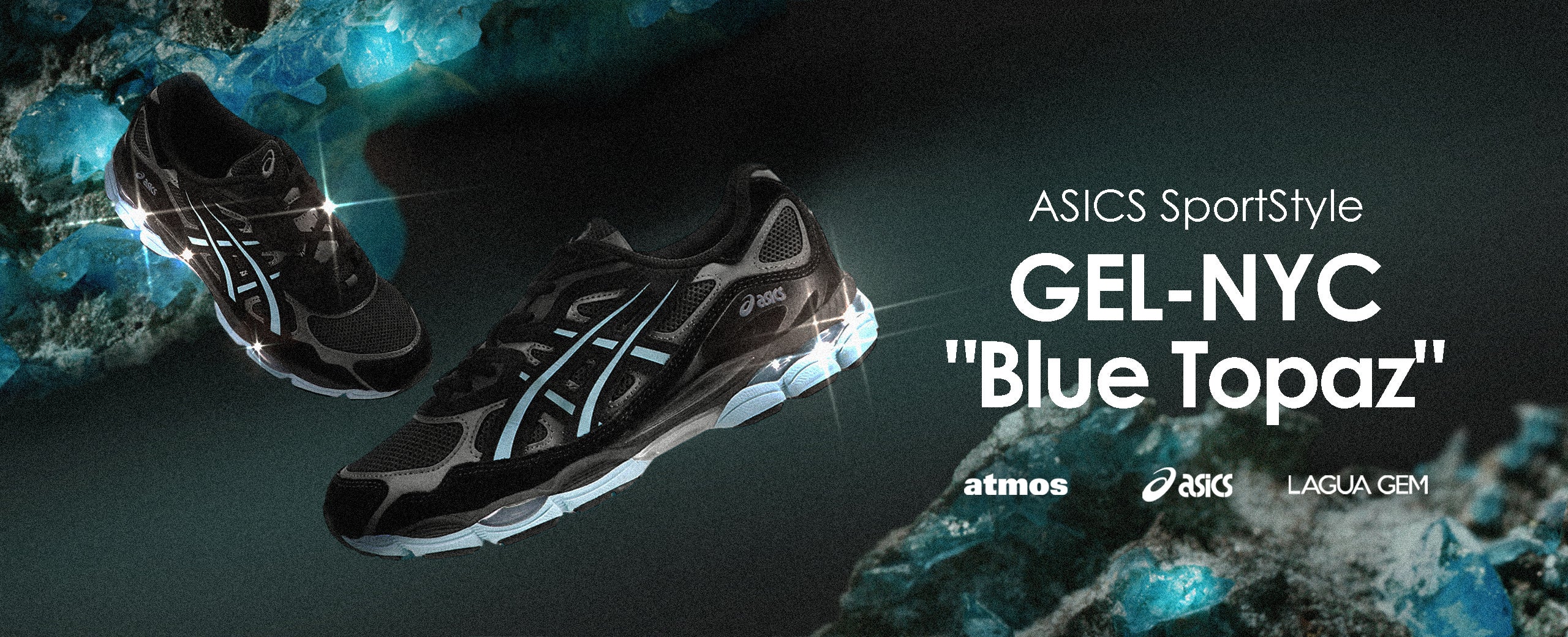 ASICS SportStyleatmosʒŐV샌fB[XuhuLAGUA GEMvT[hp[eBɌ}uGEL-NYC gBlue Topazhvo