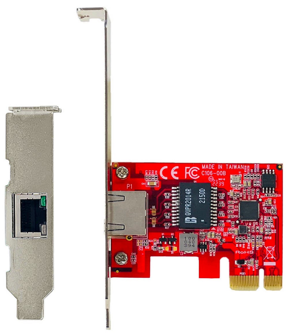 lu2.5Gbase-T PCI Express x1ڑ [vt@CΉ LANJ[h(C[Tlbg{[h)wGBE2.5i-PCIEx