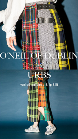 yO'NEIL OF DUBLIN~URBSz̃R{[VƂȂexclusive pleats skirt̔X^[g