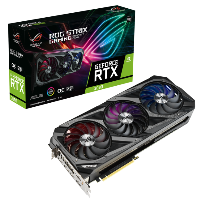 ŐV̋ZpƑ^q[gVN𓋍ځApɗDꂽNVIDIARTX 3080V[ỸrfIJ[huROG Strix RTX 3080-O12G-GAMINGv𔭕\