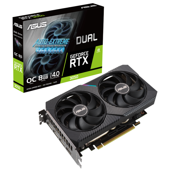 AXIAL-TECHt@ڂ2XbgŃRpNgȐ݌vNVIDIARTX 3050V[ỸrfIJ[huDUAL-RTX3050-O8G-GAMINGv𔭕\