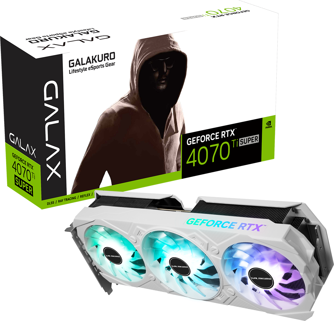 yluzGeForce RTX 4070 Ti Super zCg{fB̍p3At@ڃOtBbN{[hwGK-RTX4070TiSP-E16GB/WHITE/TPx