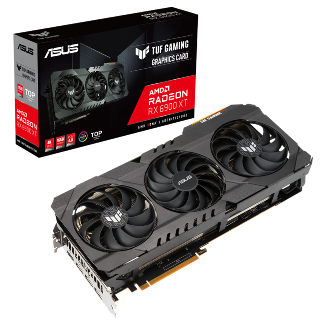 Axial-techt@2.9Xbg݌vőϋvɗDꂽ AMD Radeon(TM) RX 6900 XTrfIJ[huTUF-RX6900XT-T16G-GAMINGv𔭕\