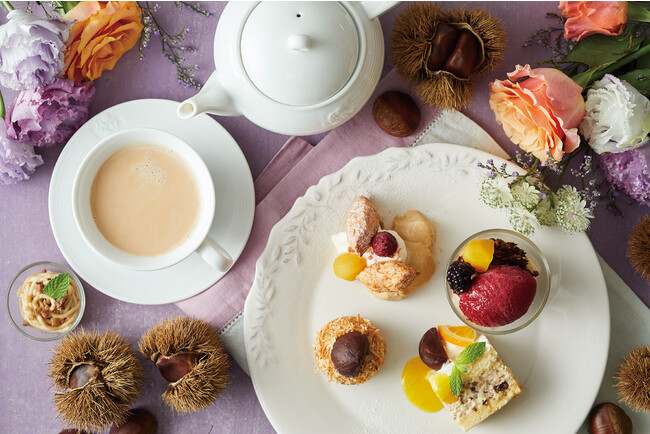 【Afternoon Tea】11 月1 日“紅茶の日”を記念した紅茶を楽しむ6 週間「ティーフェス」スタート、栗×紅茶のスペシャルアフタヌーンティーセットが登場