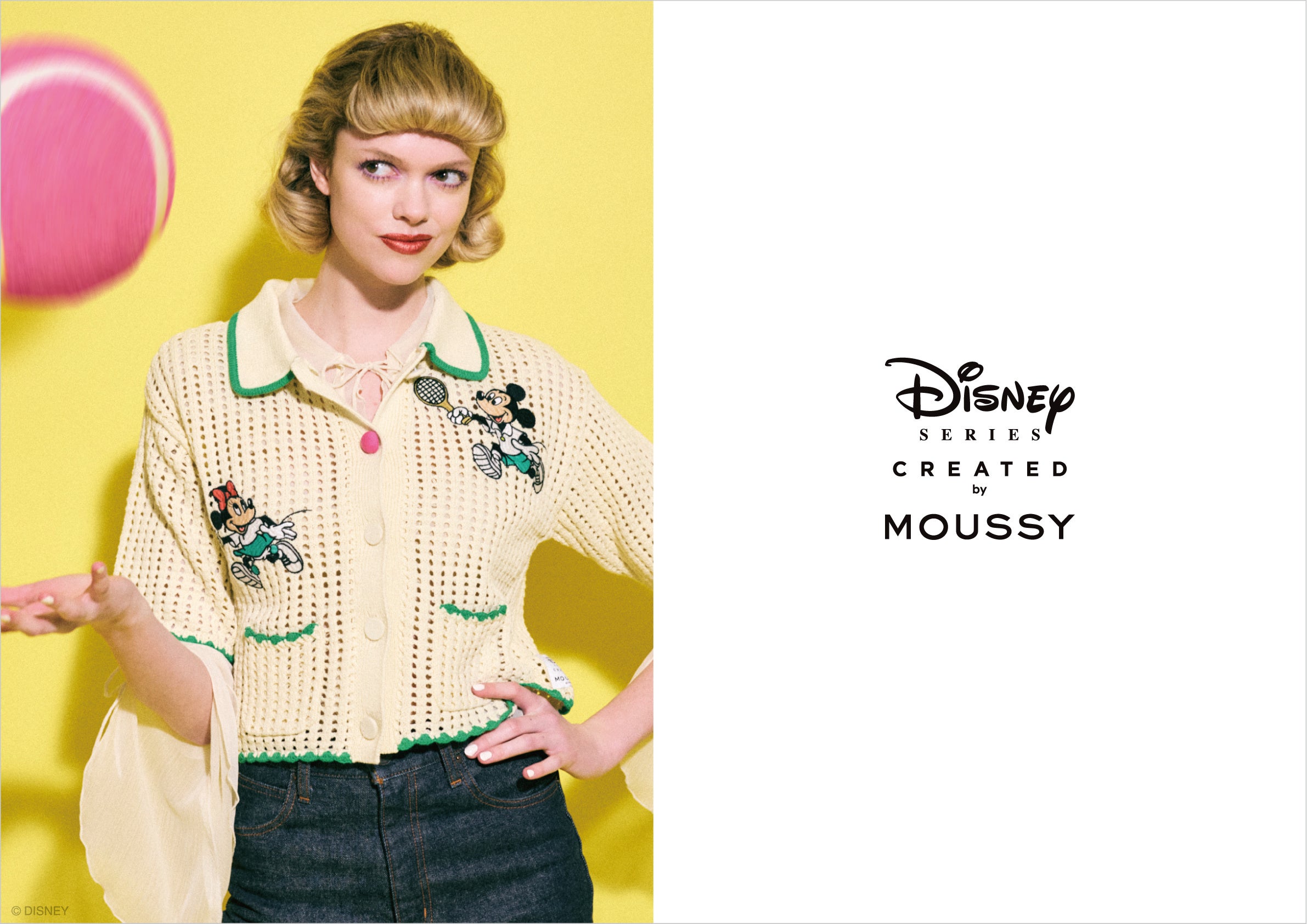 MOUSSYi}EW[jXyVRNVuDisney SERIES CREATED by MOUSSYv2024 SPRING COLLECTIONoI