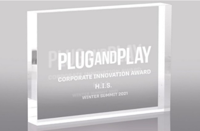 HISAJ@lPlug and Play Travel & HospitalityvO uCorporate Innovation Awardv