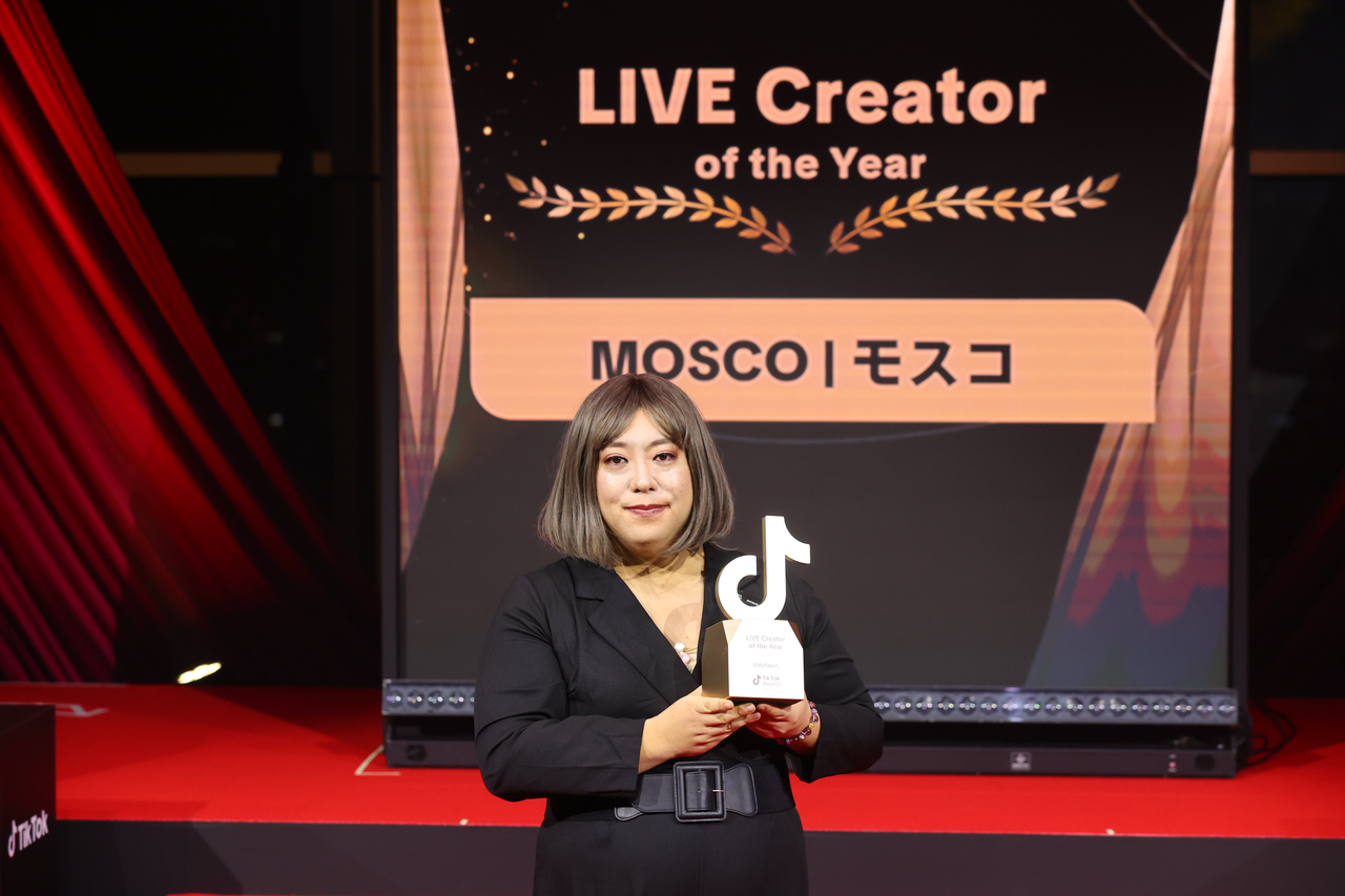 2023NATikTokŊ􂵂NGC^[\uTikTok Creator Awards Japan 2023v܎҂ICreator of the YeaŕuPeB[lv