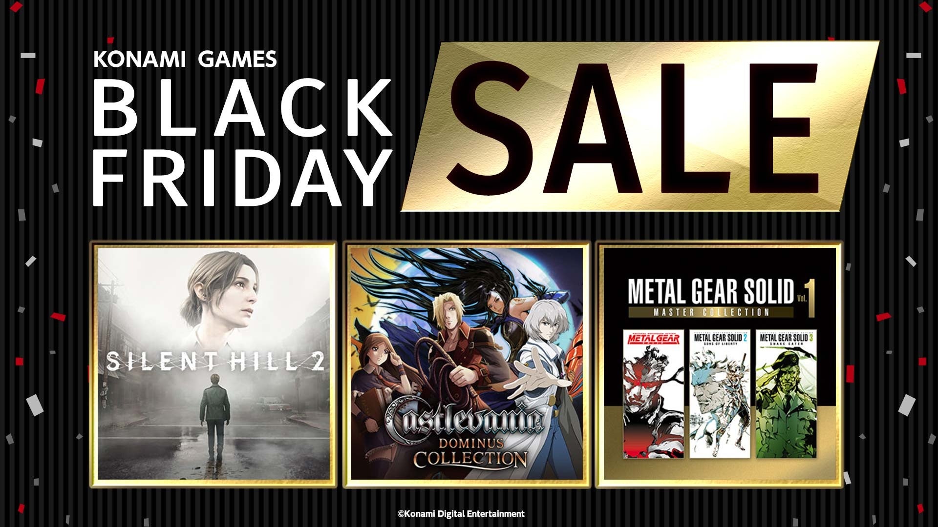 ő90%ItKONAMIuBLACK FRIDAY SALEvJÒ!! Steam Store20^CgȏǉAbvf[g!