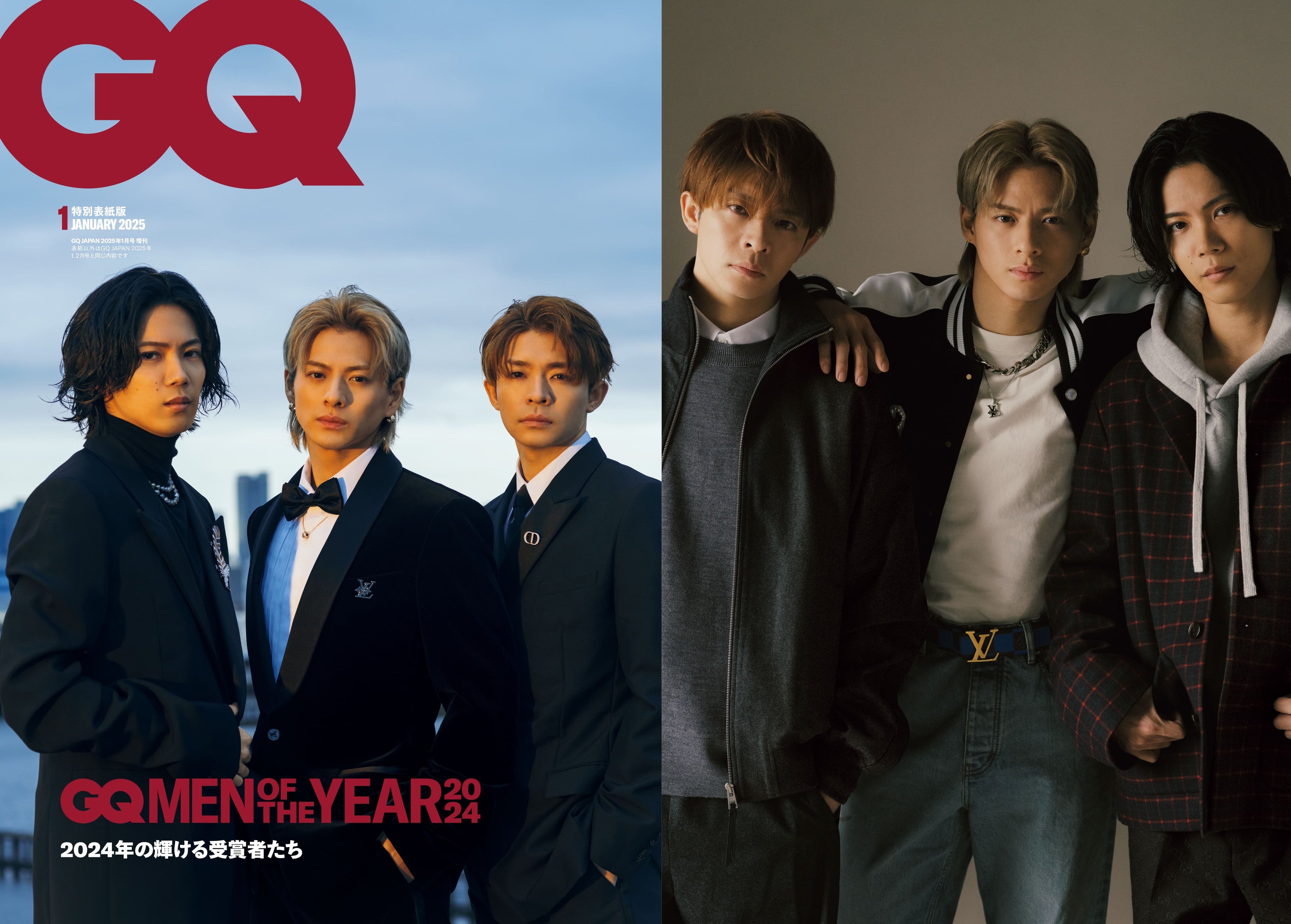 Oɏdł肵wGQ JAPANx12͔N̍PuGQ MEN OF THE YEAR 2024vW