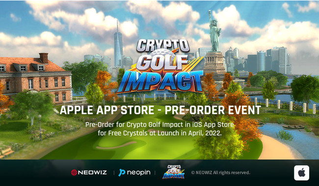 yNEOWIZ@vX[XzNEOWIZɑo Play and EarnQ[wCrypto golf impactx154JApple App StoreŎO\JnI