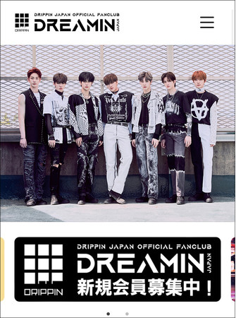 DRIPPIN JAPAN OFFICIAL FANCLUByDREAMIN JapanzU13 j[AI[v!!j[ALOv[gLy[{I