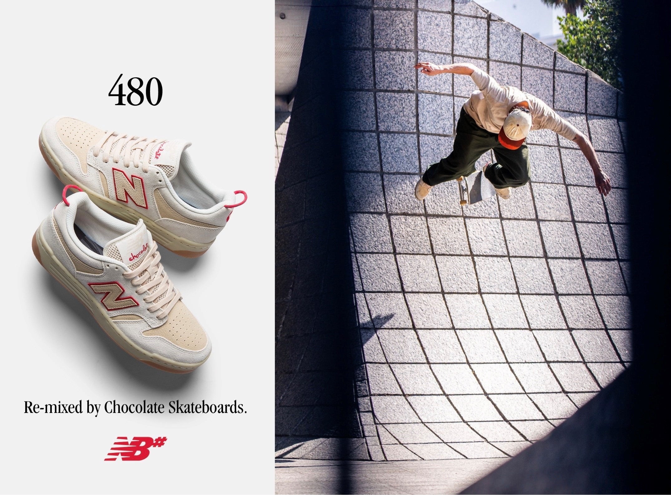 New Balance Numeric 480 x Chocolate Skateboards R{[Vfo