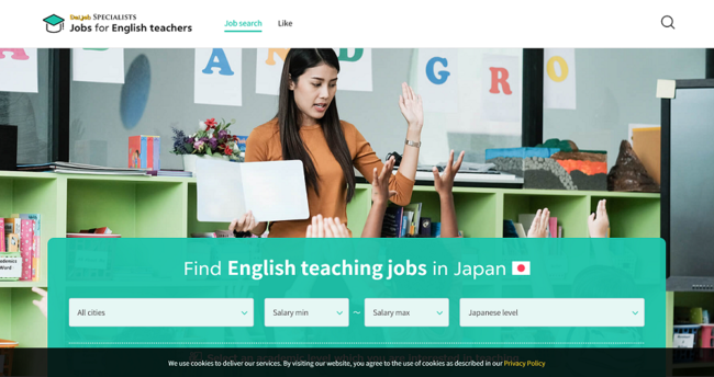 pꋳ̒NAj[Yg咆I{œpꋳtɓ]ETCgwJobs for English TeachersxDaijob.comVI[v