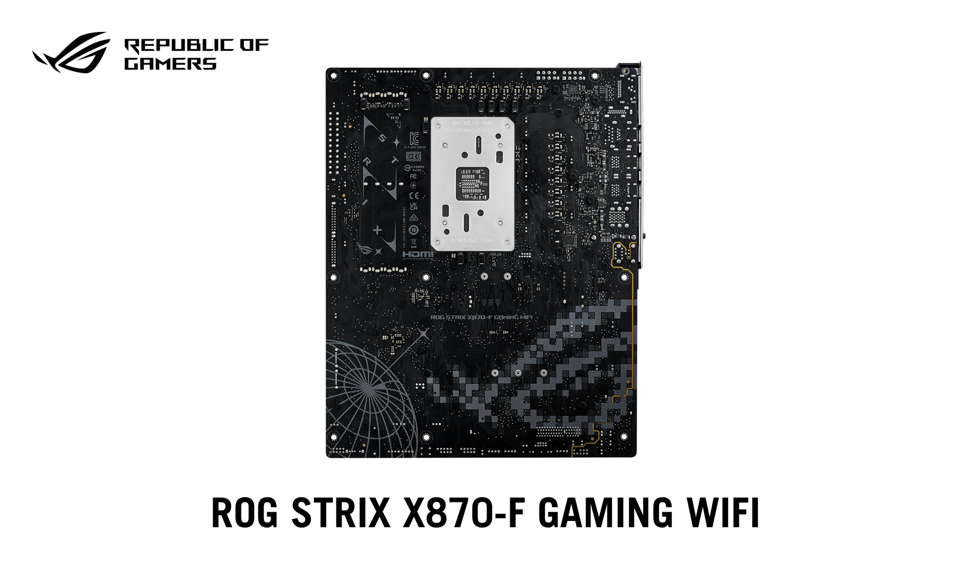 ASUS̃Q[~OuhRepublic of GamersAAMD AM5 \PbgΉROG STRIX X870}U[{[h2i\