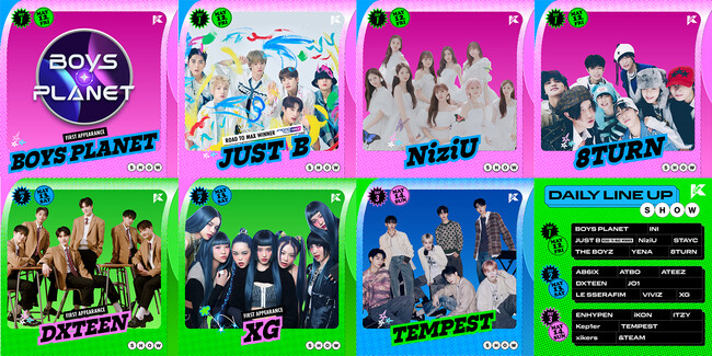 KCON 2023 JAPANx oA[eBXg3CibvJIBOYS PLANETADXTEENAJUST BANiziUATEMPESTA8TURNAXGo!!