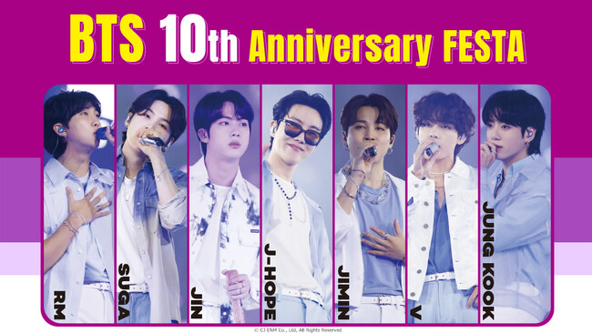 BTSfr[10NLOIuBTS 10th Anniversary FESTA - Mnetvt@ǨՂ̃Rec͂܂I