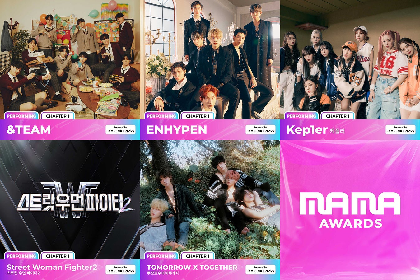 w2023 MAMA AWARDSx&TEAM-ENHYPEN-(G)I-DLE-Kep1er-LE SSERAFIM-SEVENTEEN-TOMORROW X TOGETHER Ȃ