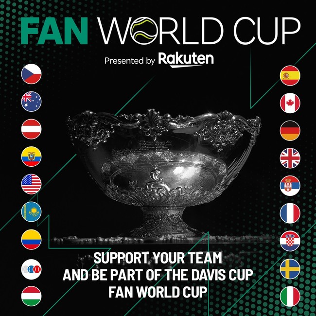 yVƃRXXEejXAuDavis Cup Fan World Cup Presented by RakutenvJ