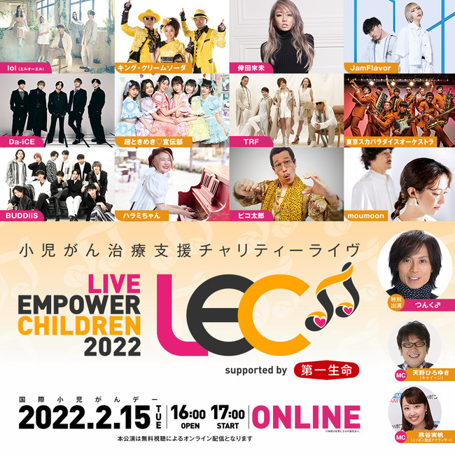 ̎qǂyŌCÂ邽߂̃`eB[CwLIVE EMPOWER CHILDREN 2022xo҃vCXgJI