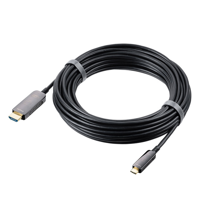 USB Type-C@̉f掿10m܂œ`łHDMI ϊP[u120