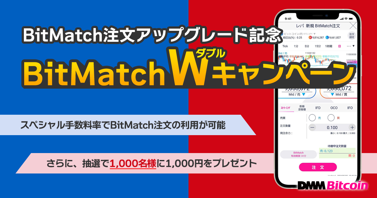 yDMM BitcoinzBitMatch̋@\PƃLy[̂m点